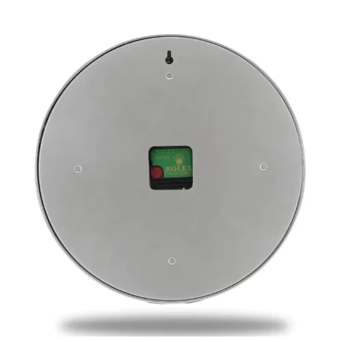 Date-Just Wall Clock – Silver & White Stick Index Dial | 34 cm Luxury Edition - Image 4